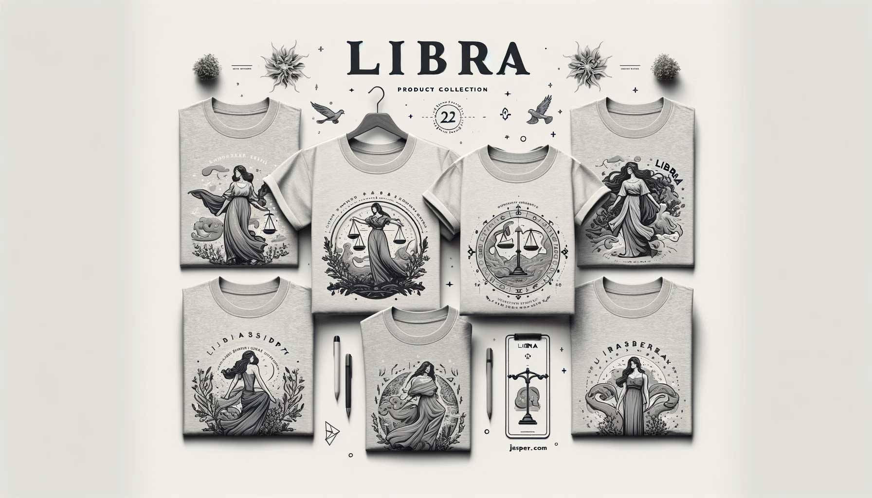 Libra Zodiac-Tshirt-Collection