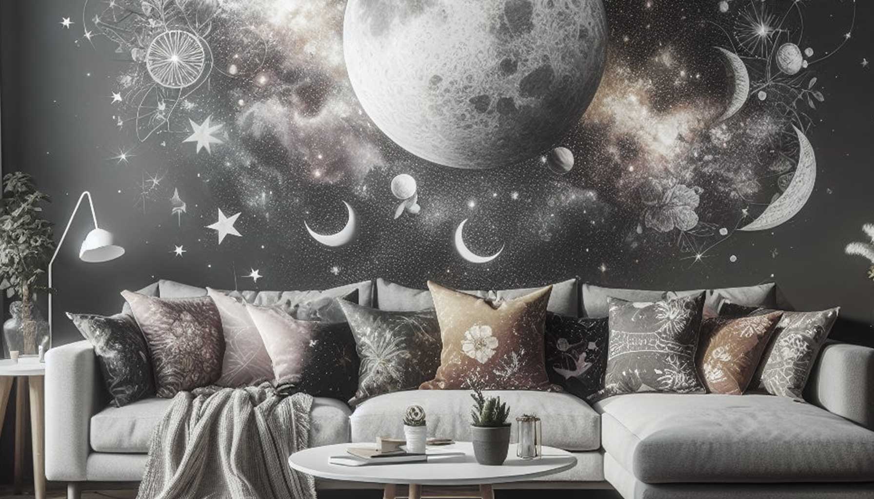 celestial throw pillows