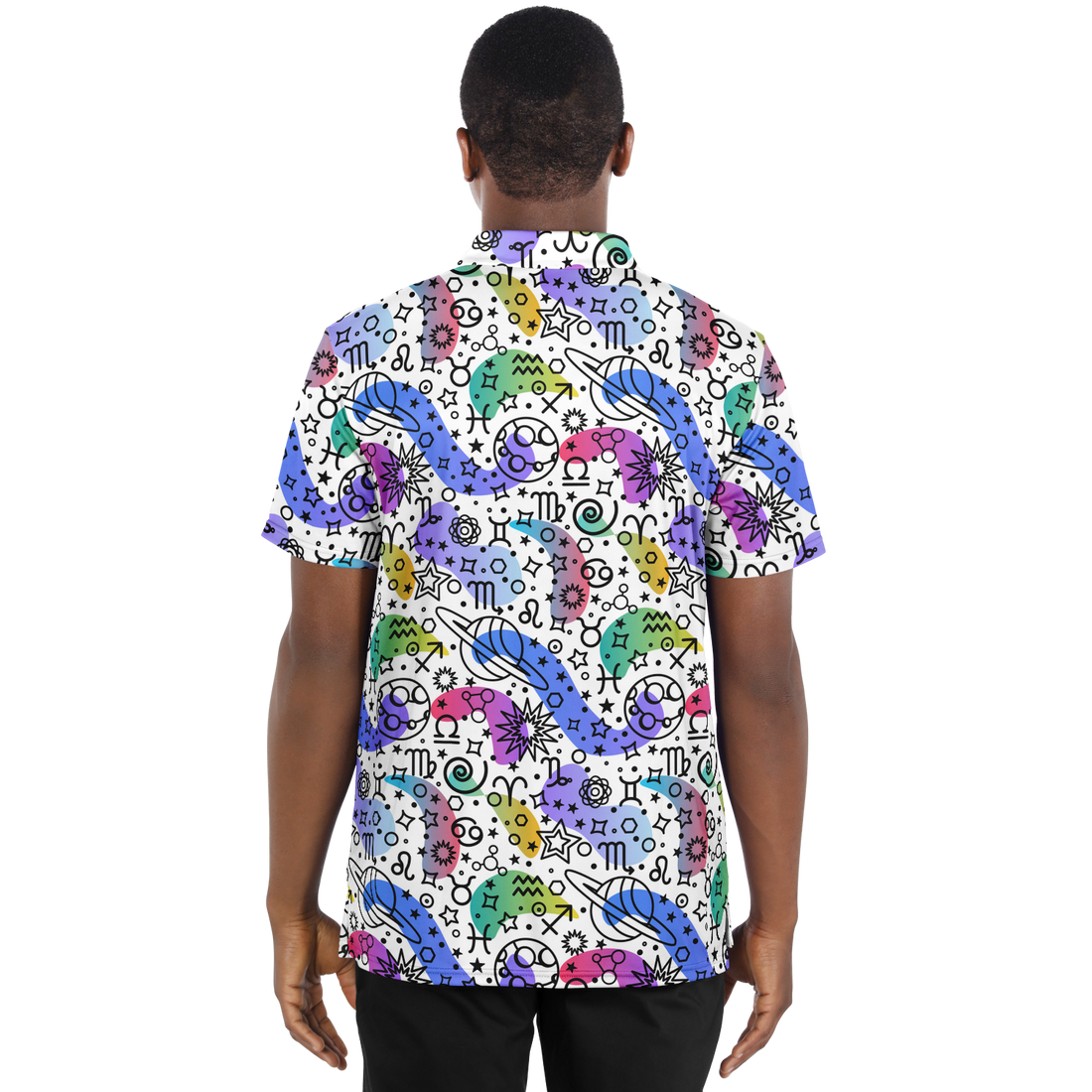 Colorful Zodiac Polo Shirt