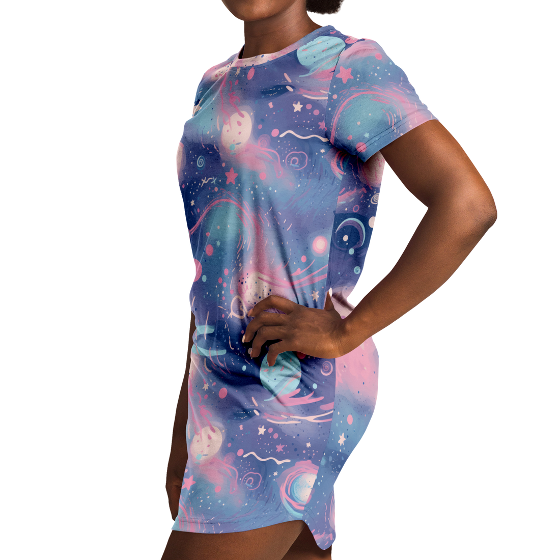 Celestial Dreams T-Shirt Dress