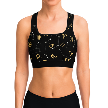 Zodiac Constellation Sports Bra