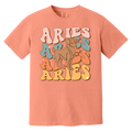 Terracotta Retro Aries Zodiac Shirt