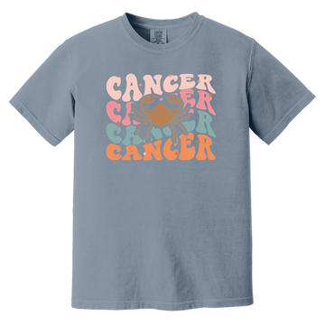 blue jean retro Cancer Astrology Shirt