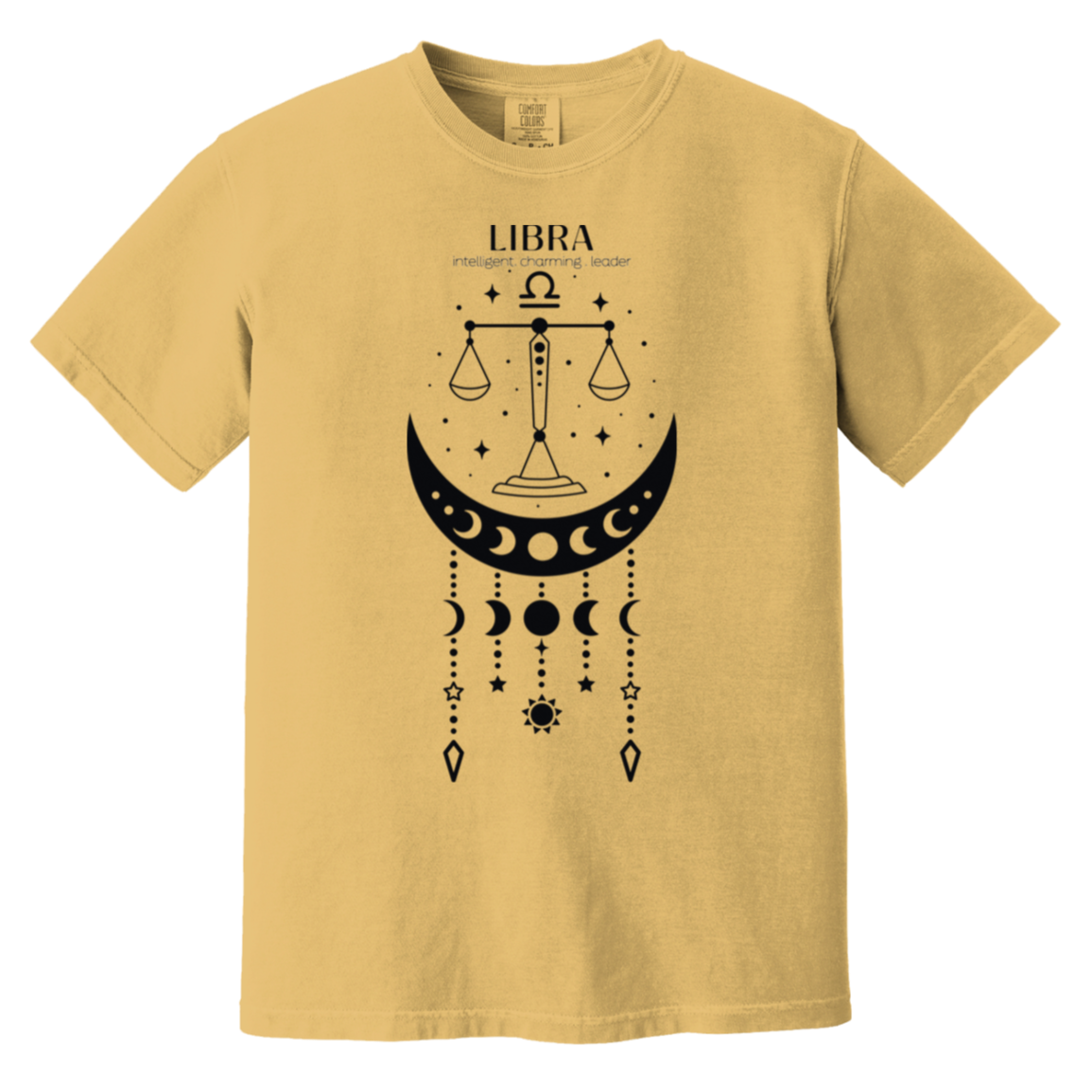 mustard Libra Shirt Balance & Brilliance Tee