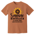 yam Cancer Zodiac Shirt: Sunflower Serenity Tee