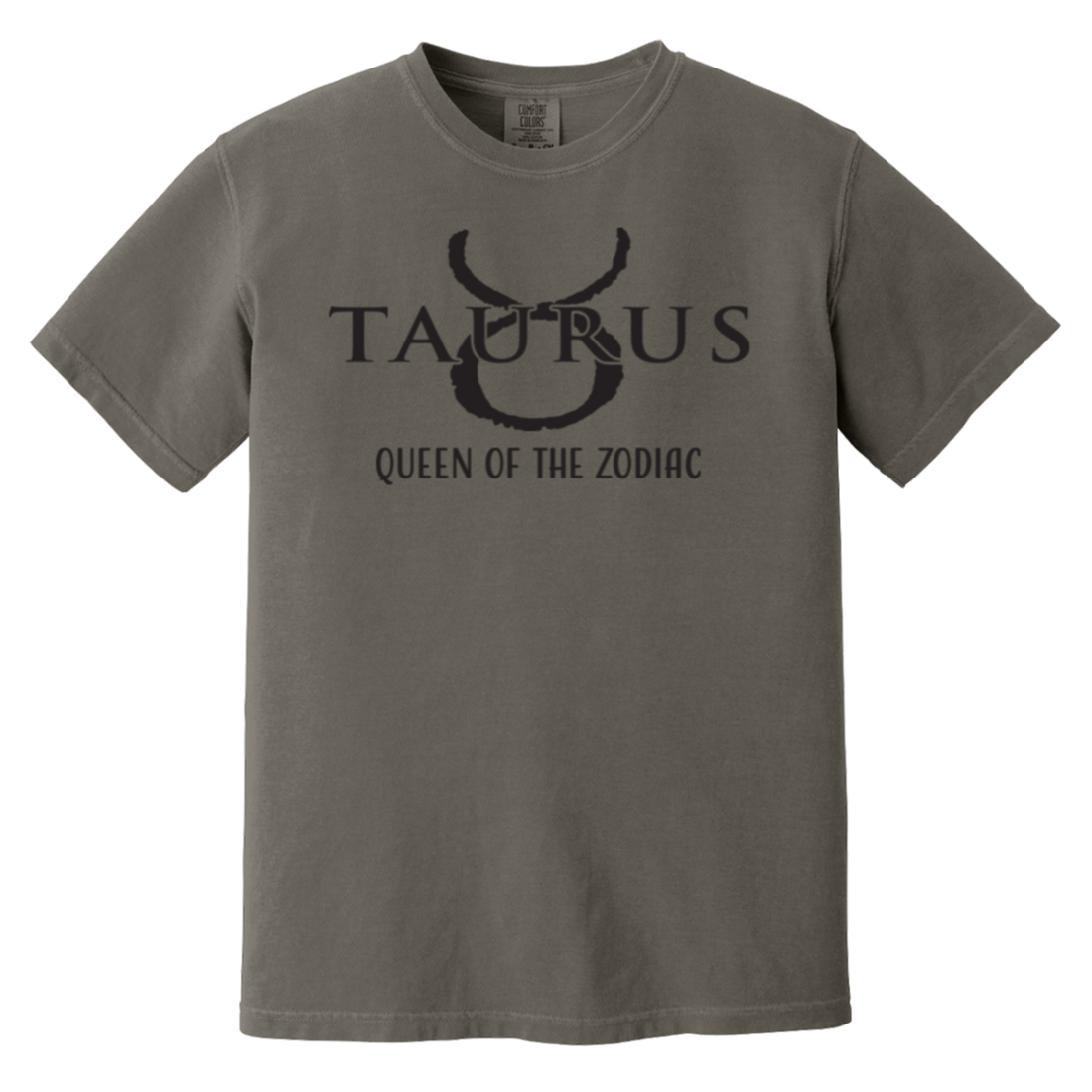 woman wearing a Taurus Zodiac Sign Queen Of The Zodiac Tee