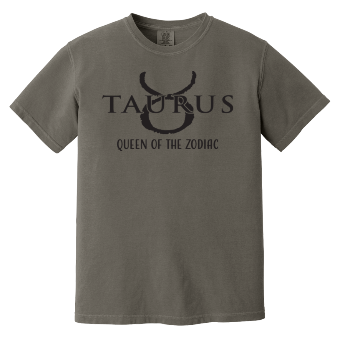 comfort color pepper Taurus Zodiac Sign Queen Of The Zodiac Tee