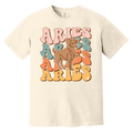 Ivory Retro Aries Zodiac Shirt