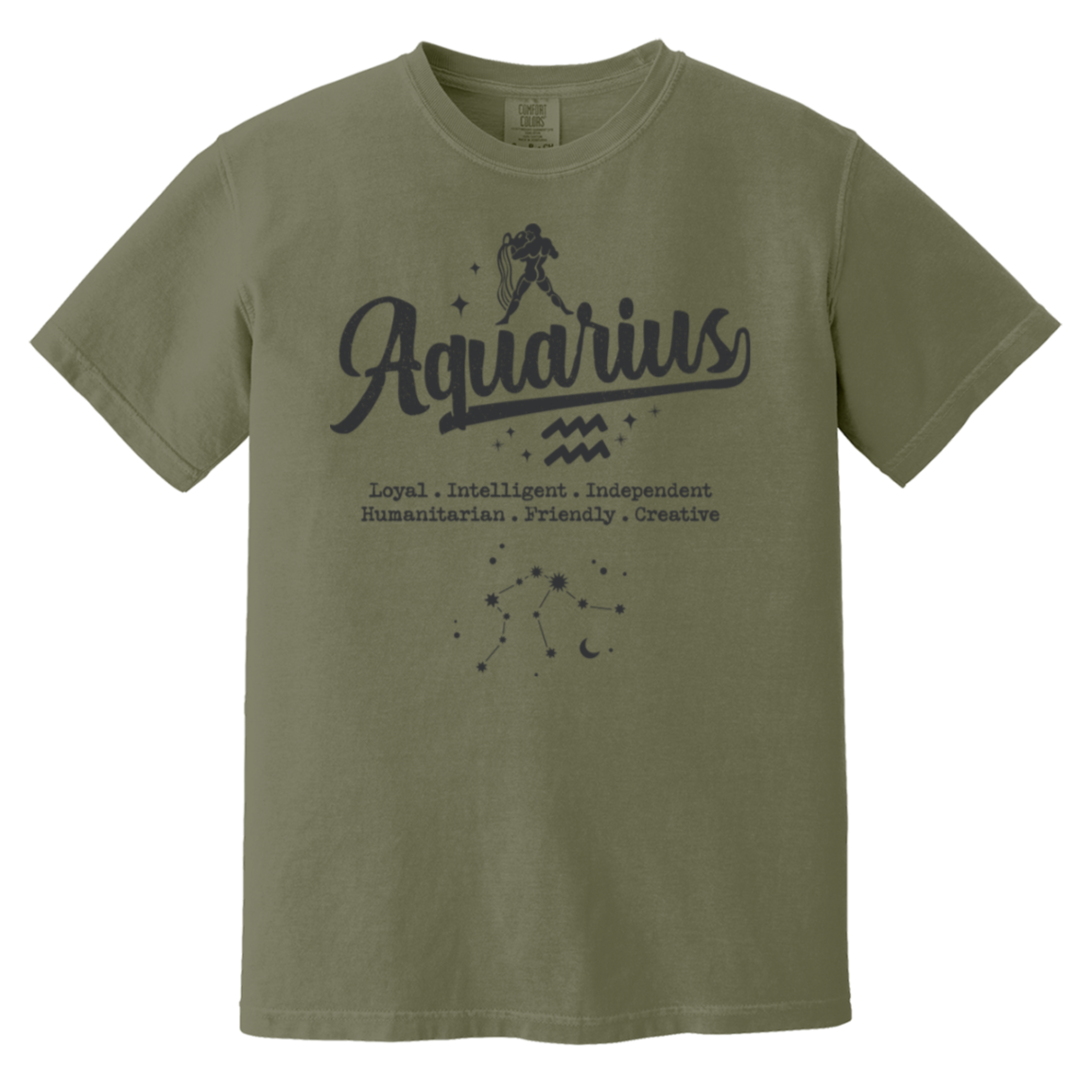 moss Aquarius Traits Signature Tee