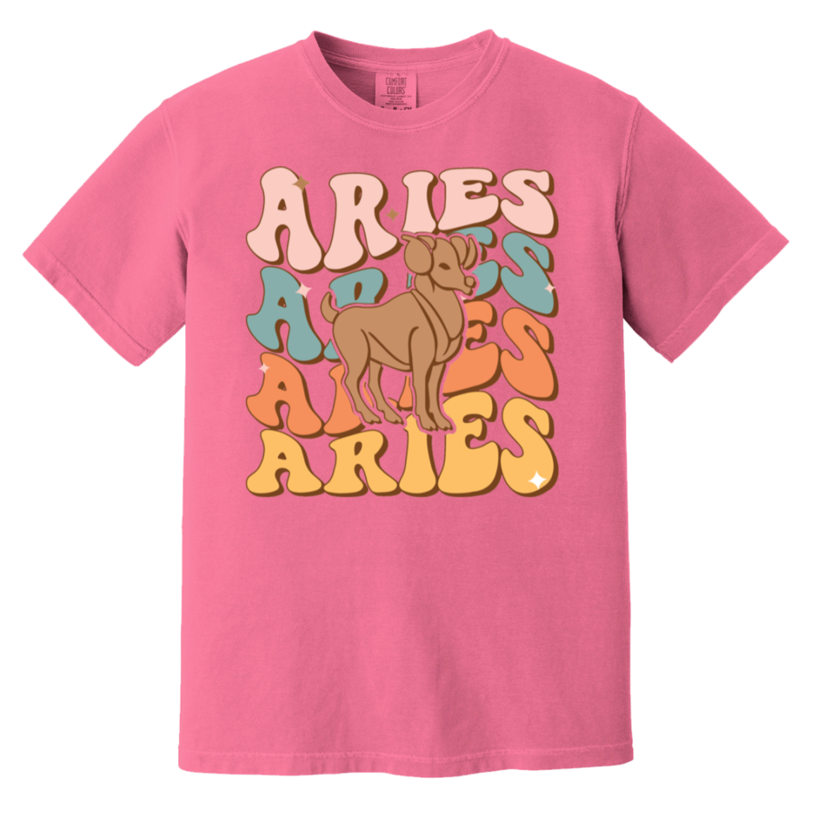 Crunchberry Retro Aries Zodiac Shirt