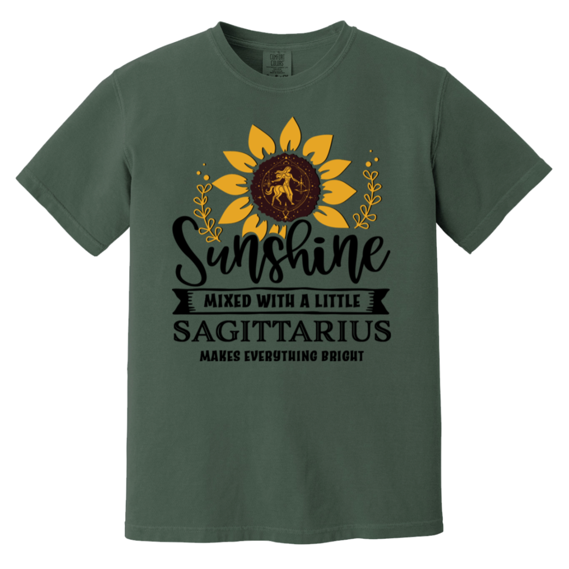 blue spruce Sagittarius Astrology Shirt