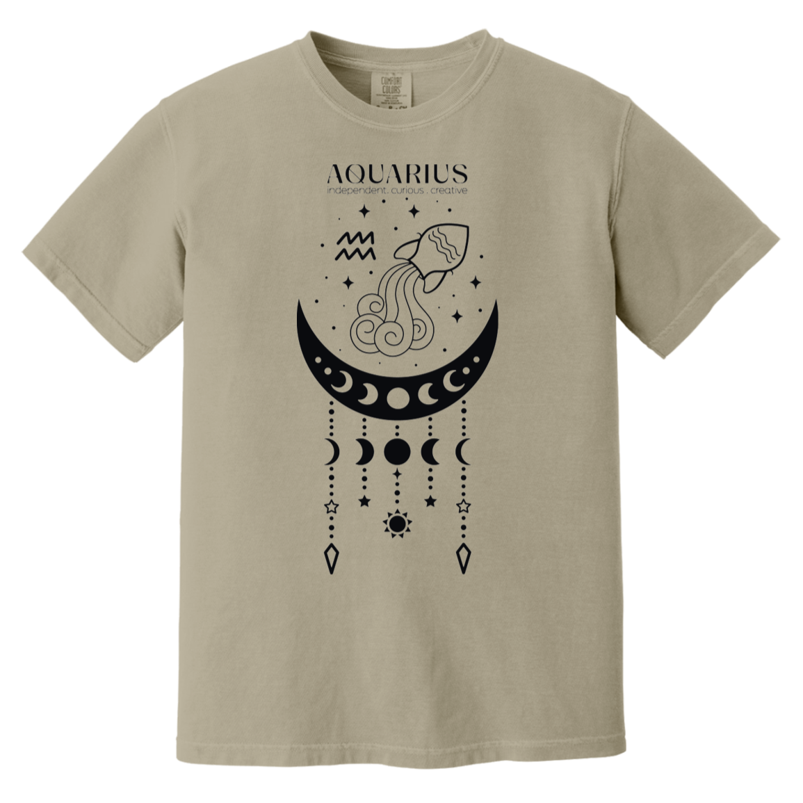 sandstone Aquarius Zodiac Sign shirt