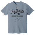 blue jean Aquarius Traits Signature Tee