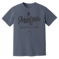 denim Aquarius Traits Signature Tee