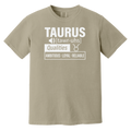 sandstone Taurus Traits Unisex Tee