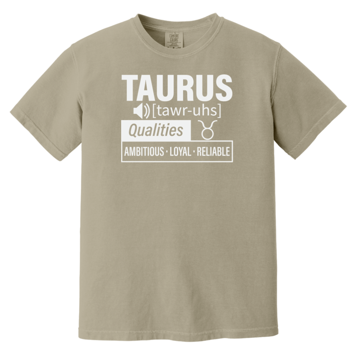 sandstone Taurus Traits Unisex Tee