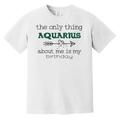 white Aquarius T Shirt 