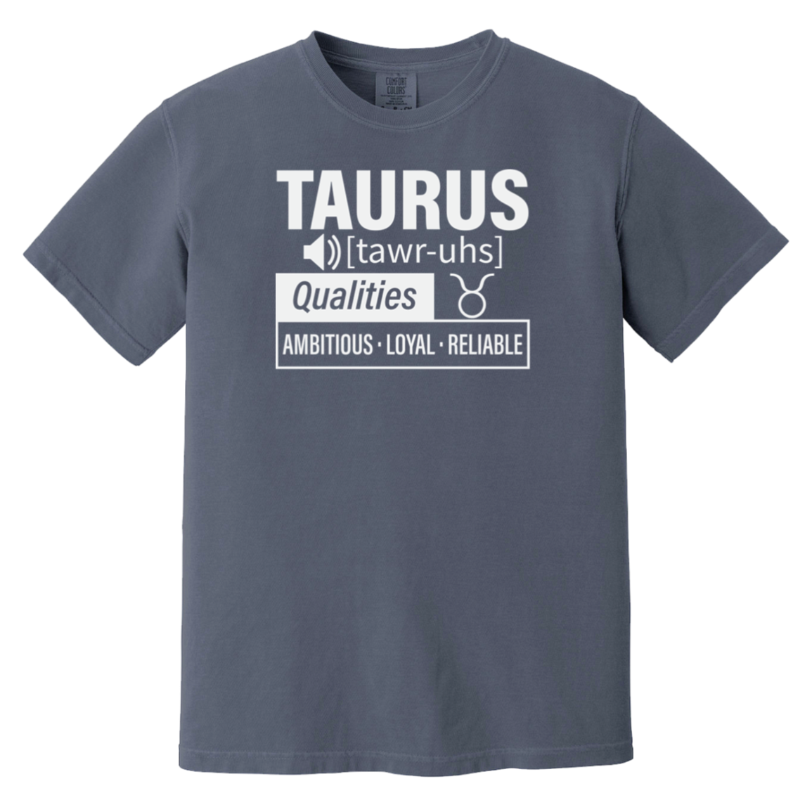 denim Taurus Traits Unisex Tee