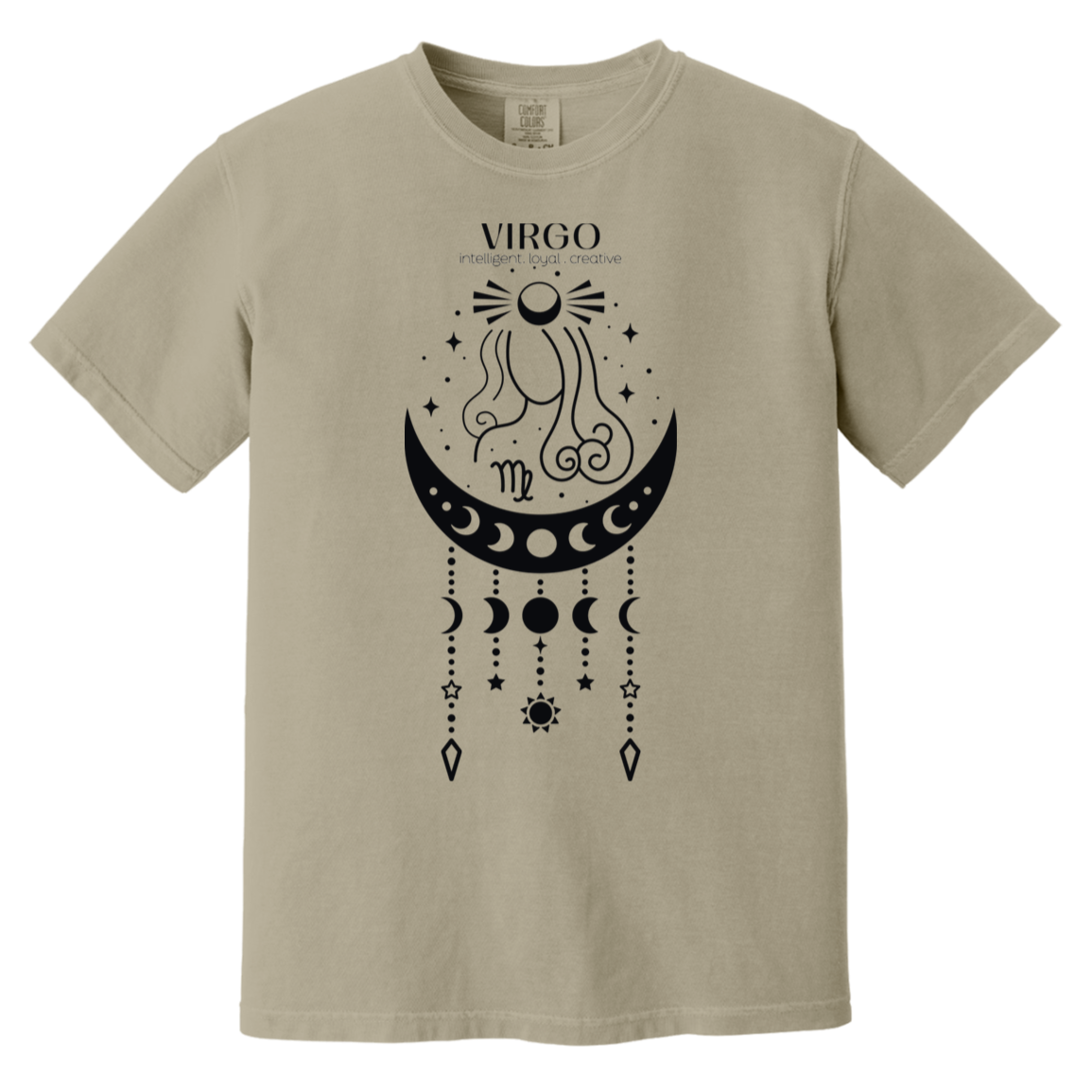 Virgo T Shirt - Sandstone - The Essence of Precision and Elegance