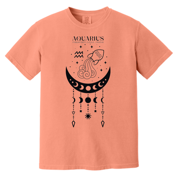 terracotta Aquarius Zodiac Sign shirt