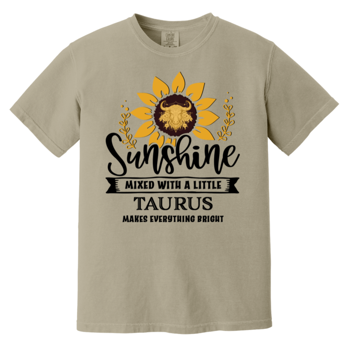 sandstone Taurus TShirt "Tranquility Bloom Tee"