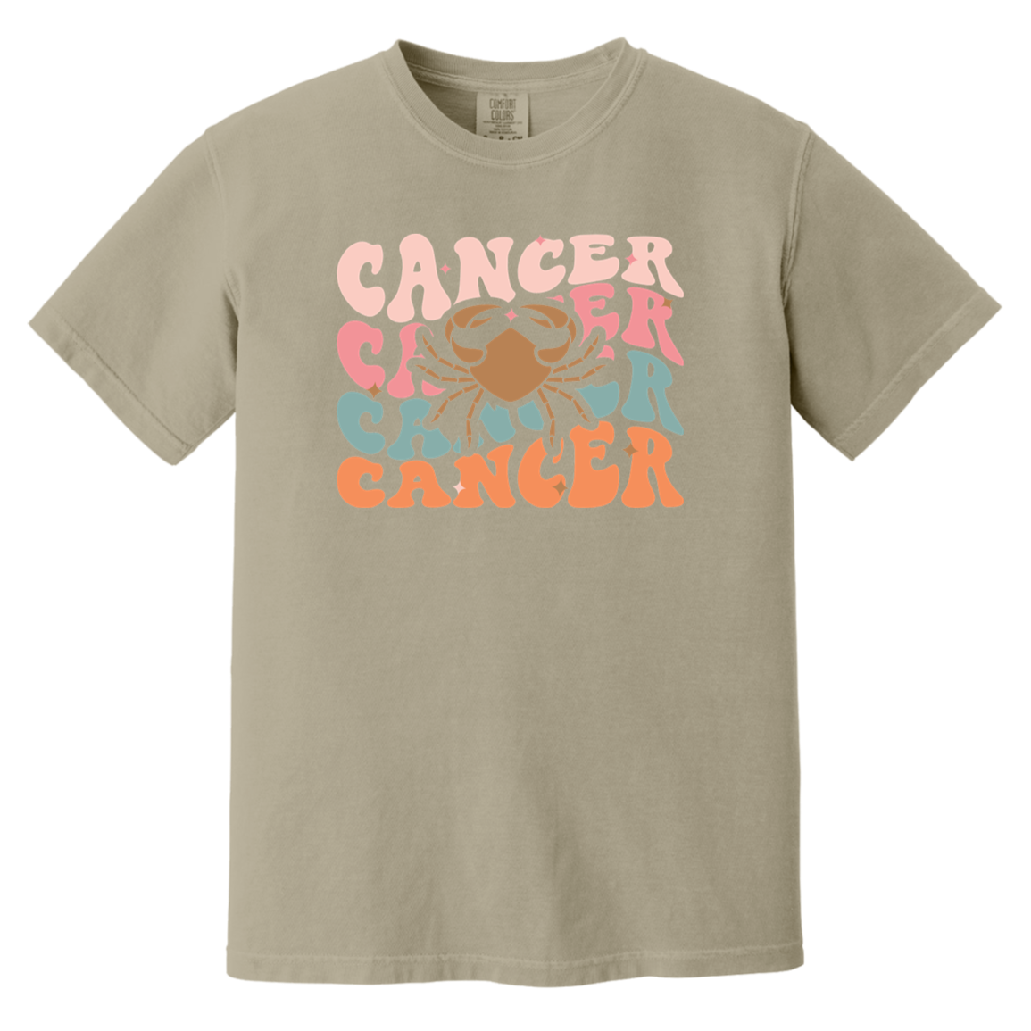 sandstone retro Cancer Astrology Shirt