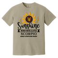 sandstone Scorpio Zodiac T Shirt Sunflower Spark Tee