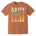 Yam Retro Aries Zodiac Shirt