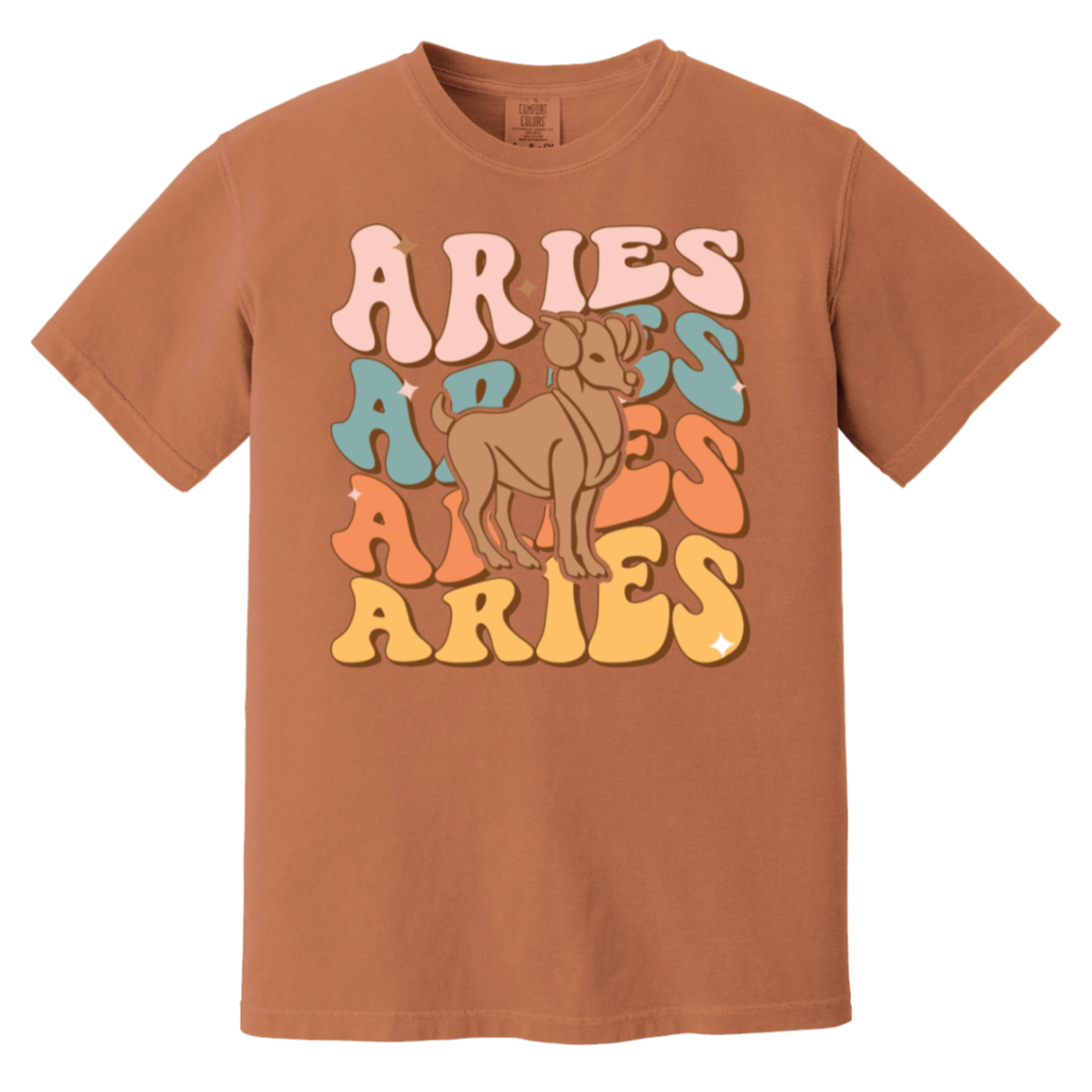 Yam Retro Aries Zodiac Shirt