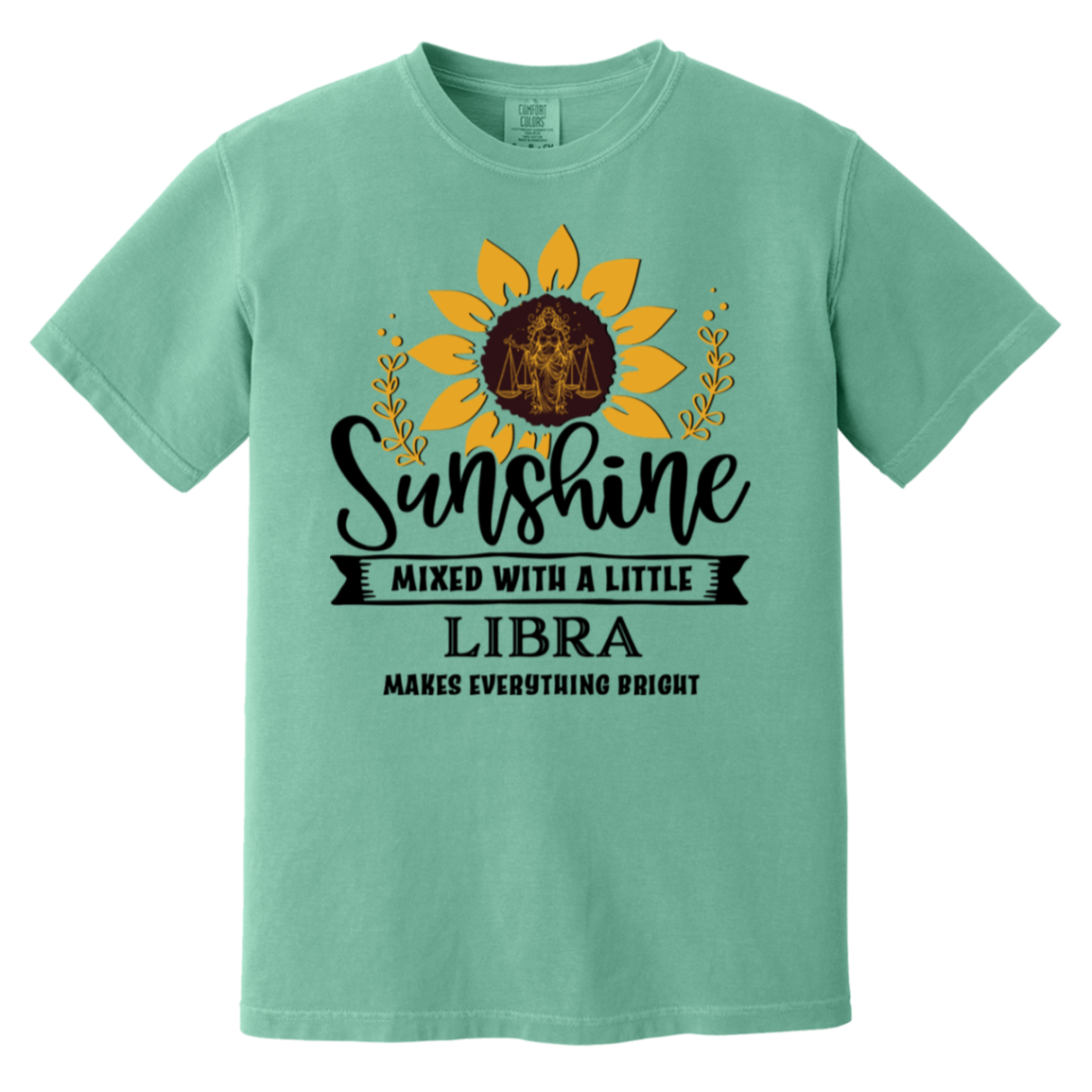 seafoam Libra Astrology Splendor Tee