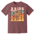 Berry Retro Aries Zodiac Shirt