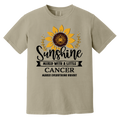 sandstone Cancer Zodiac Shirt: Sunflower Serenity Tee