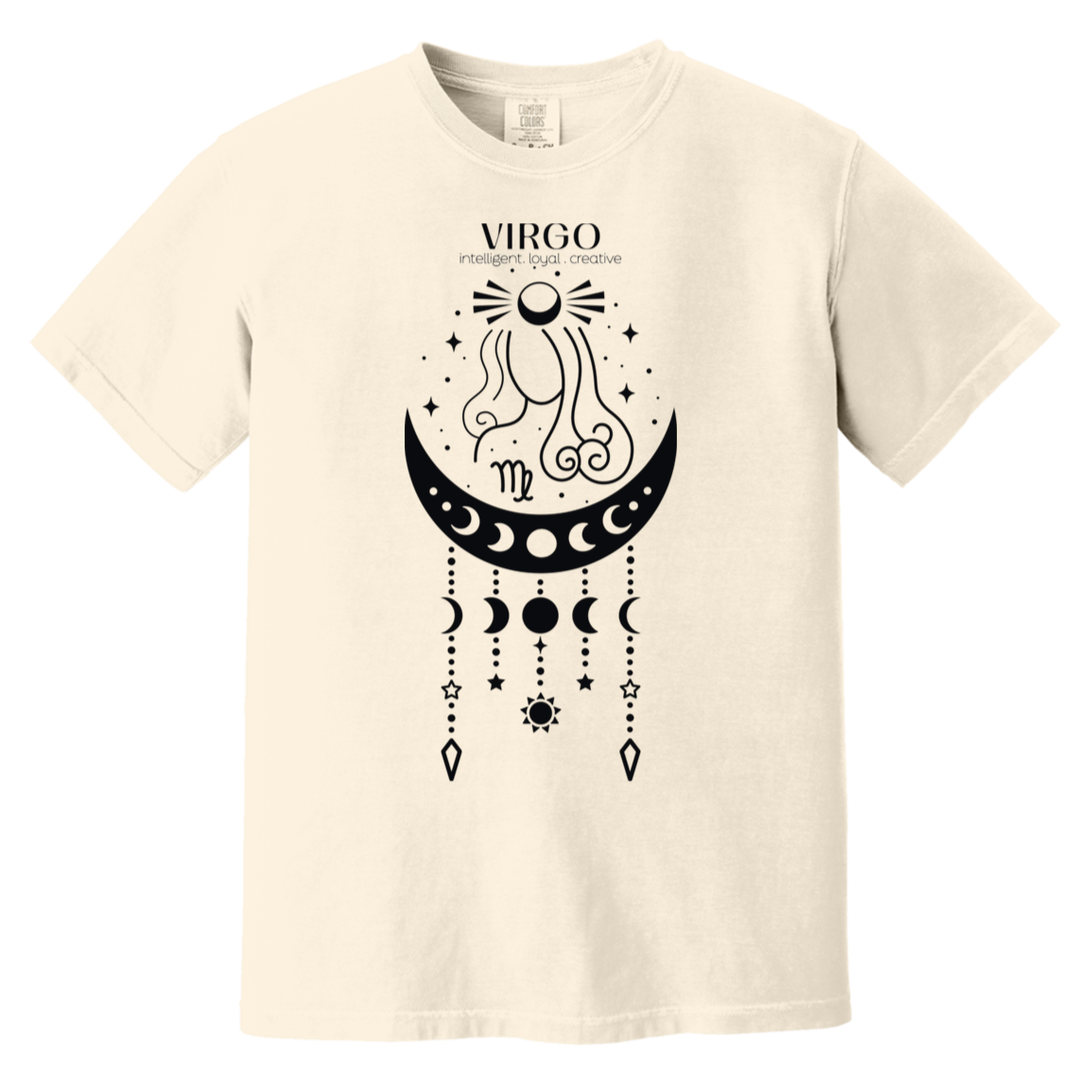 Virgo T Shirt - Ivory - The Essence of Precision and Elegance