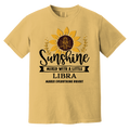 mustard Libra Astrology Splendor Tee