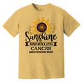 mustard Cancer Zodiac Shirt: Sunflower Serenity Tee