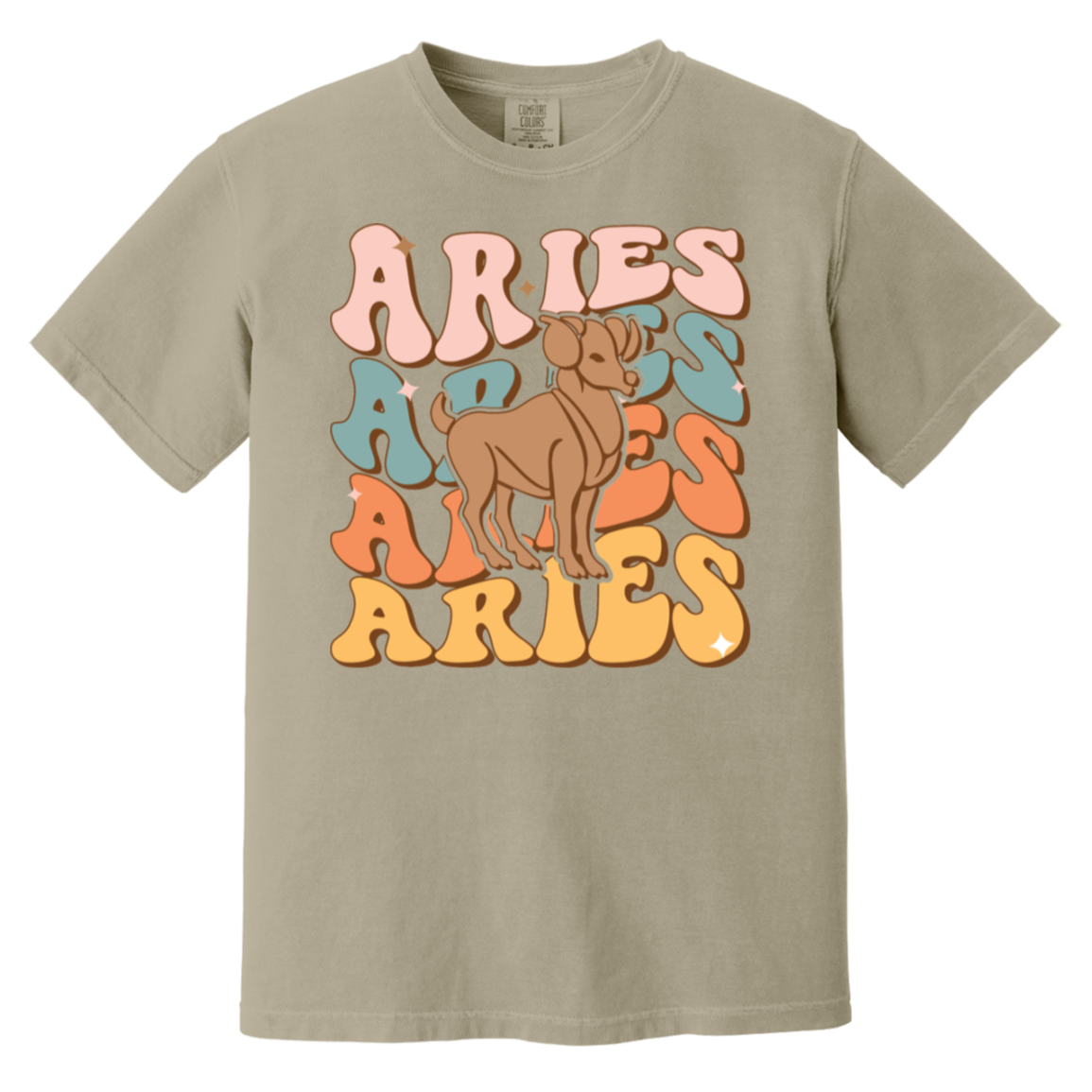 Sandstone Retro Aries Zodiac Shirt