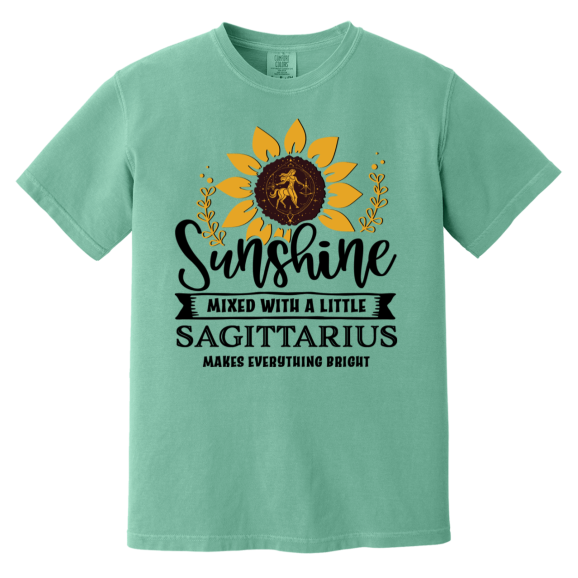 seafoam Sagittarius Astrology Shirt