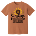 yam Scorpio Zodiac T Shirt Sunflower Spark Tee