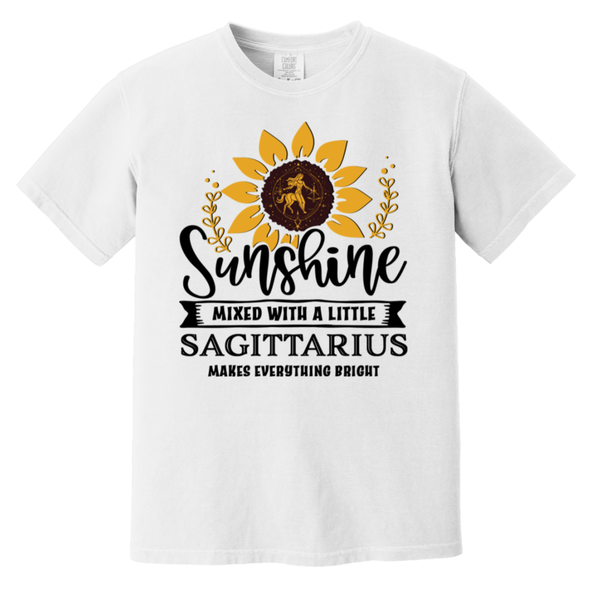 white Sagittarius Astrology Shirt