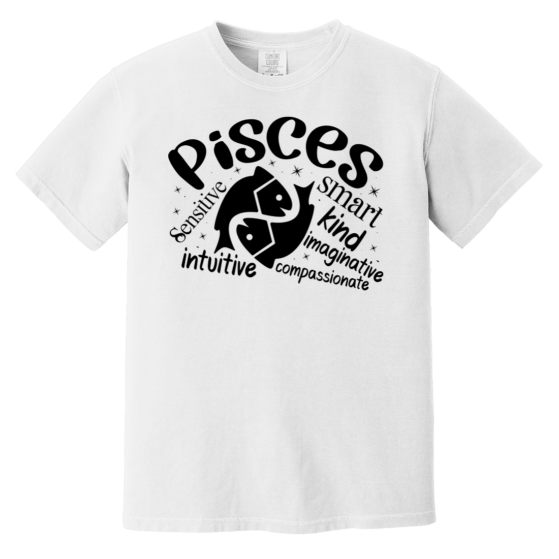 white Pisces Tee