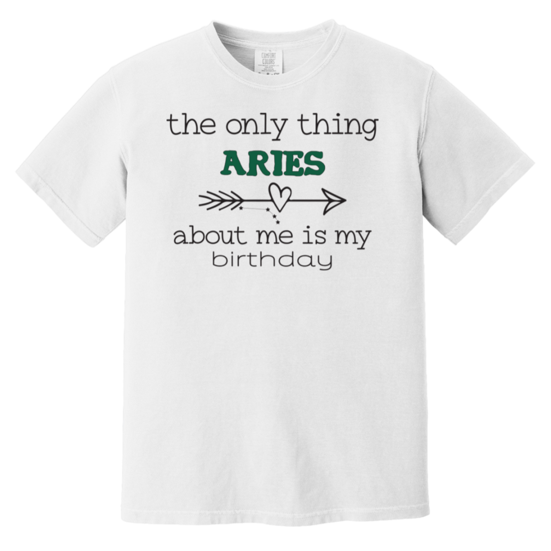 model wearing the Aries T Shirt To Embrace Your Contrary Side