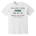 white Aries T Shirt To Embrace Your Contrary Side