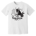 white Capricorn Tshirt