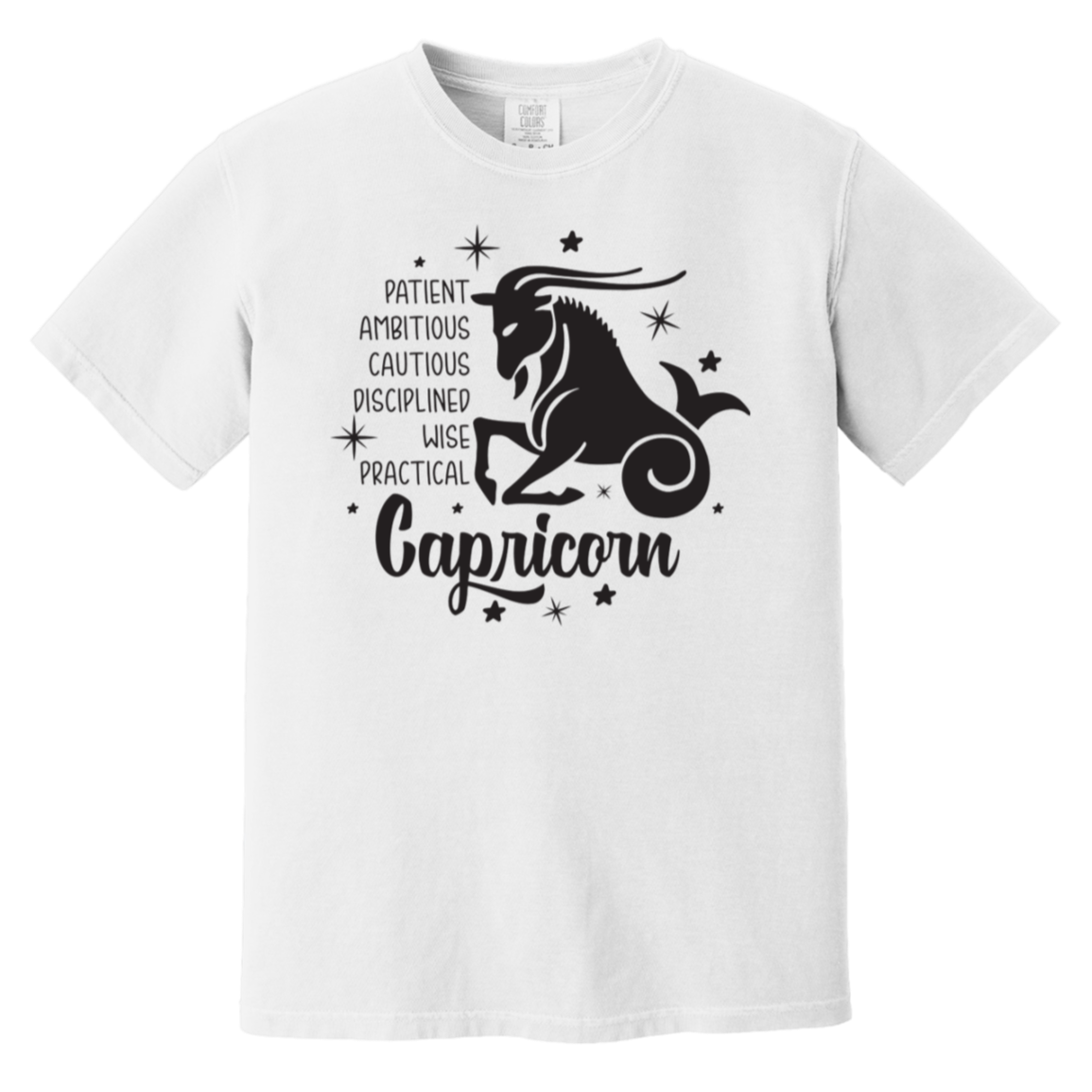 white Capricorn Tshirt