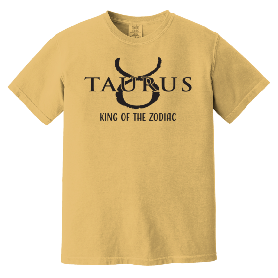 mustard  Taurus Astrology King Of The Zodiac Tee