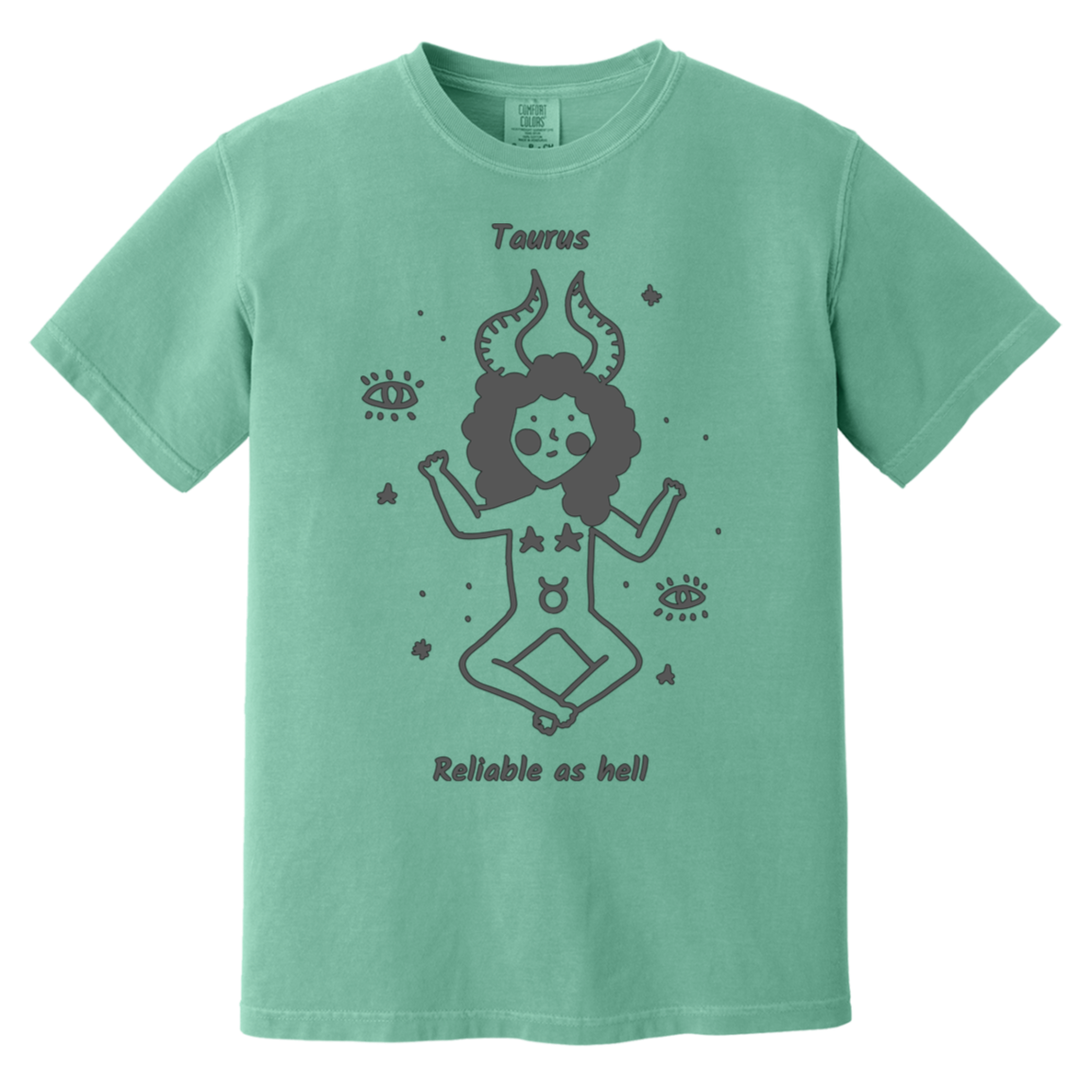 seafoam Funny Taurus Women's Tee