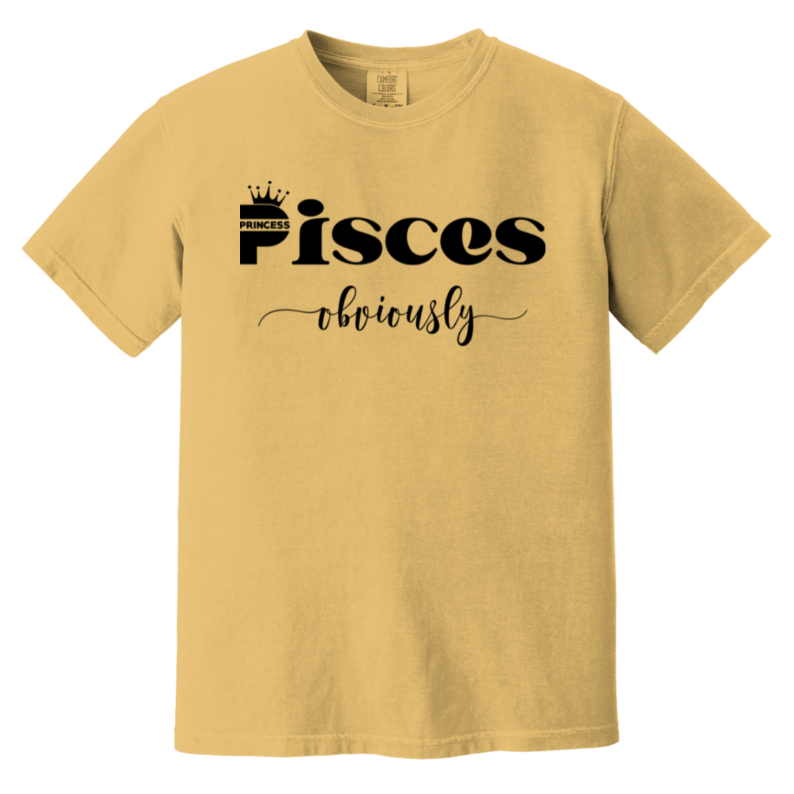 Pisces Shirt mustard