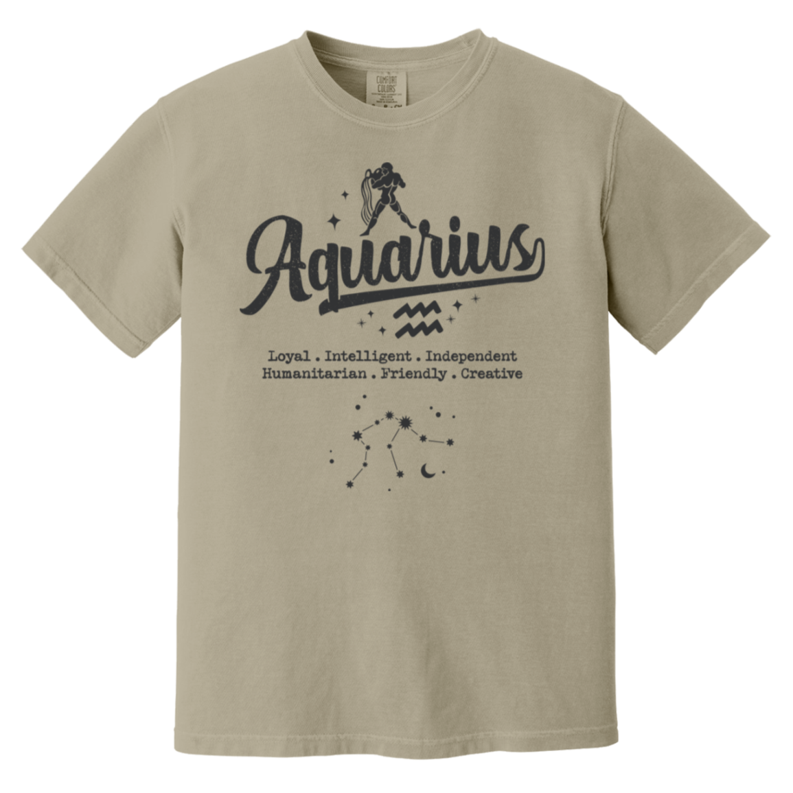 sandstone Aquarius Traits Signature Tee