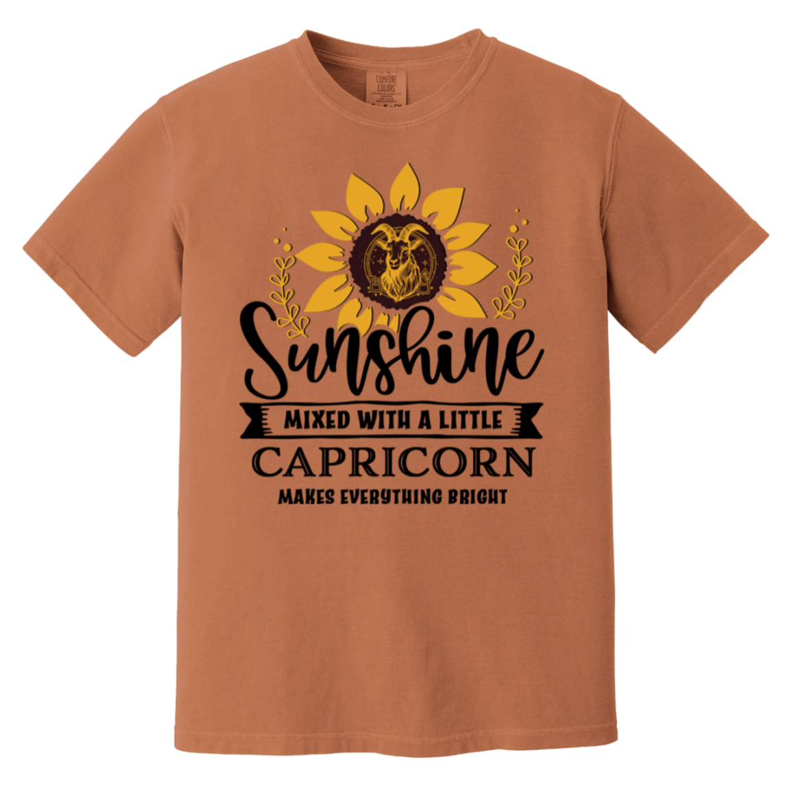 yam Capricorn Tee Sunflower Sunshine 