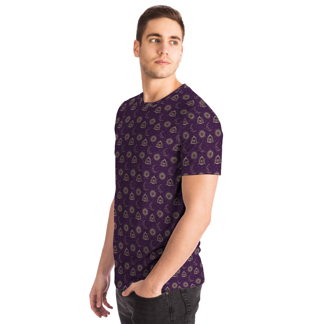 Celestial Magical Purple Unisex T-shirt